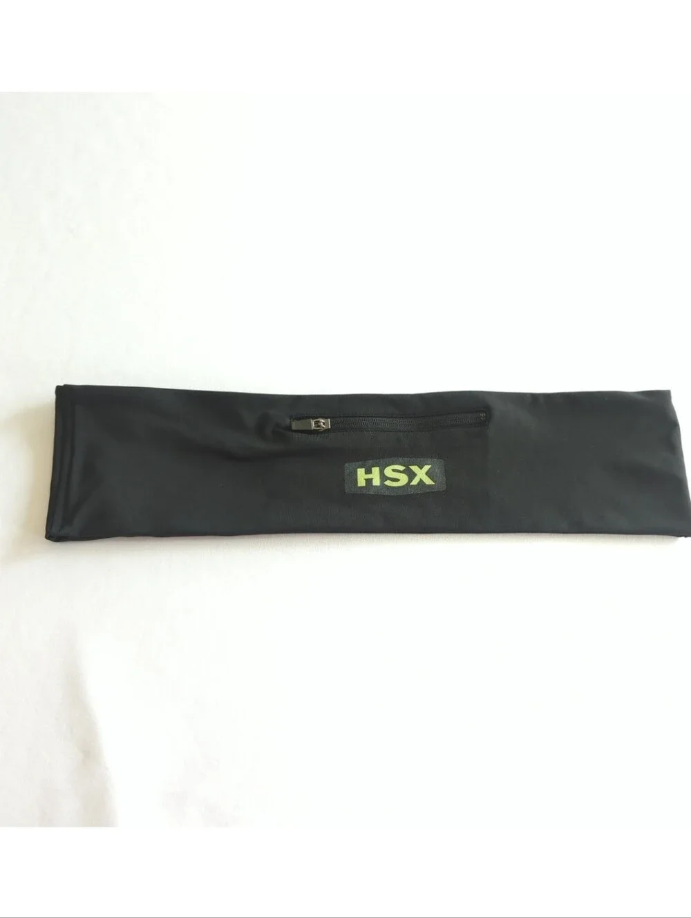 HSX Black Stretchy Sports Sports Belt w 3 Zip Pockets